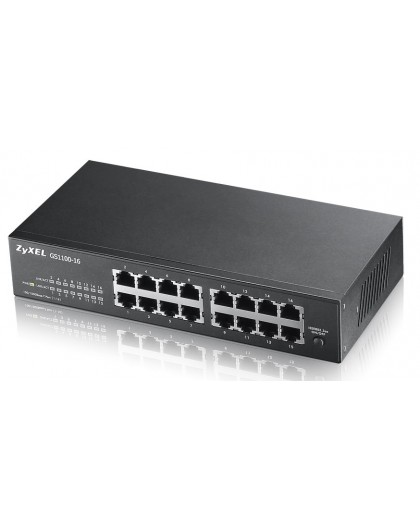 Zyxel GS1100-16 Unmanaged Gigabit Ethernet (10/100/1000)