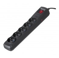 Activejet black power strip with cord ACJ COMBO 5G 1,5M/BEZP.AUTO/CZ