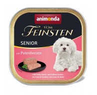 ANIMONDA vom Feinsten Senior Turkey hearts - wet dog food - 150 g