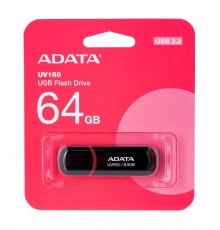 ADATA 64GB DashDrive UV150 USB flash drive USB Type-A 3.2 Gen 1 (3.1 Gen 1) Black