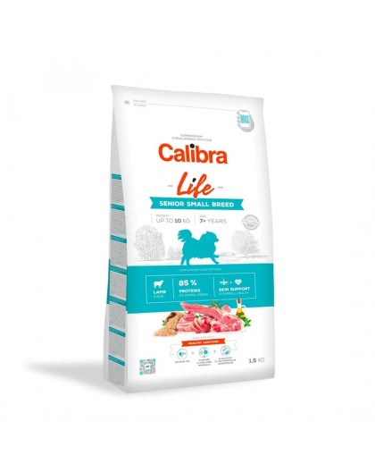 CALIBRA Dog Life Senior Small Breed Lamb - dry dog food - 1,5kg