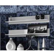 Cama set of two shelves 125cm SOHO white matte