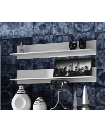 Cama set of two shelves 125cm SOHO white matte