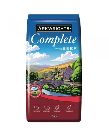 ARKWRIGHT Complete Beef - dry dog food - 15kg