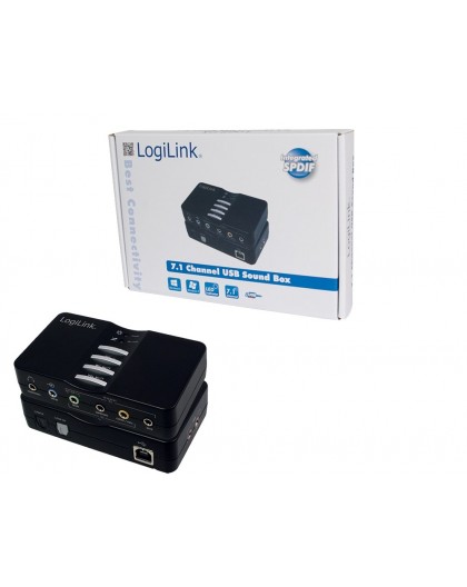 LogiLink USB Sound Box Dolby 7.1 8-Channel 7.1 channels