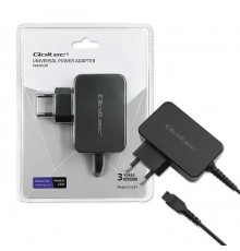 Qoltec 51025 power adapter/inverter Black