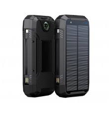 PowerNeed S20000Q mobile device charger Universal Black Lightning, Solar, USB Wireless charging Fast charging Outdoor