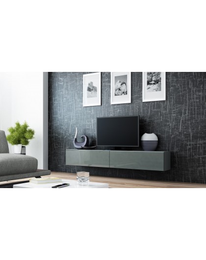 Cama TV Stand VIGO '180' 30/180/40 grey/grey gloss