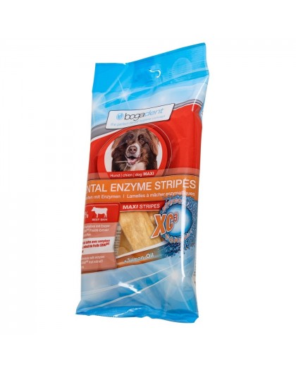 BOGAR Bogadent Dental enzyme stripes Maxi Beef - dog treat - 100g