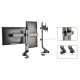 Maclean MC-854 Holder for two monitors / double 17 "-27" 14kg VESA 75x75 100x100 fits MC-848 and MC-849