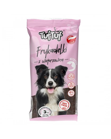 TUF TUF Meaty sticks with pork - dog treat - 70g
