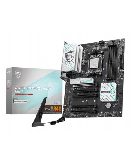 MSI B840 GAMING PLUS WIFI motherboard AMD B840 Socket AM5 ATX