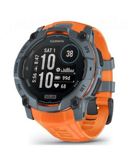 Garmin Instinct 3 Digitaalkell 1,1" 176 × 176 px GPS Oranž