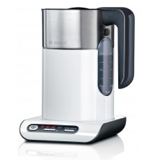 Bosch TWK8611P electric kettle 1.5 L 2400 W Anthracite, Stainless steel, White