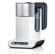 Bosch TWK8611P electric kettle 1.5 L 2400 W Anthracite, Stainless steel, White