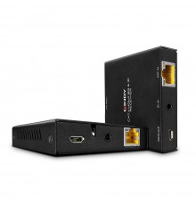 Lindy 50m Cat.6 HDMI 4K60 and IR Extender with PoC and Loop Out