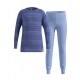 Thermal underwear - Odlo Set long ACTIVE WARM SET size 104 cm Blue