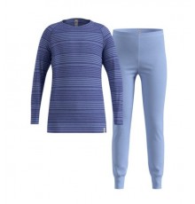 Thermal underwear - Odlo Set long ACTIVE WARM SET size 104 cm Blue