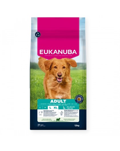 EUKANUBA Adult L XL Rich in lamb & rice - dry dog food - 12kg