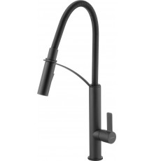 Kitchen faucet with flexible spout - 2 jet types