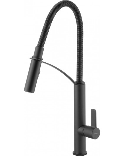 Kitchen faucet with flexible spout - 2 jet types
