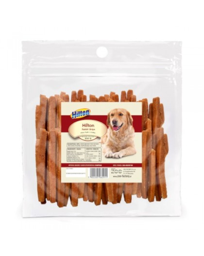 HILTON Rabbit strips - dog treat - 500g
