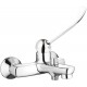 Wall-mounted bath faucet with Clinic lever