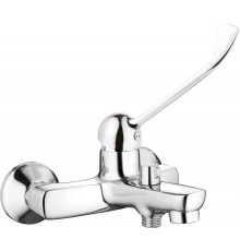 Wall-mounted bath faucet with Clinic lever