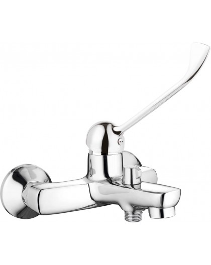 Wall-mounted bath faucet with Clinic lever