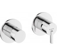 Shower mixer with shower switch - horizontal