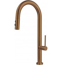 Kitchen faucet with pull-out spout - 2 streams
