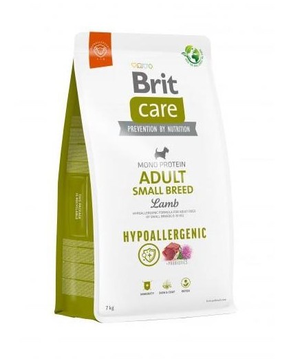 BRIT Care Hypoallergenic Adult Small Breed Lamb&Rice - dry dog food - 7 kg