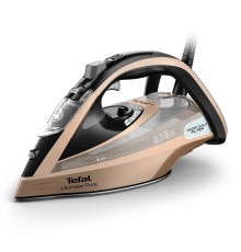 Tefal Ultimate Pure FV9852E0 iron Dry & Steam iron Durilium AirGlide Autoclean soleplate 3200 W Black, Copper