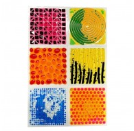 Tullo Sensory path – textured sensory tiles with liquid, 6 pcs.