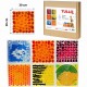 Tullo Sensory path – textured sensory tiles with liquid, 6 pcs.
