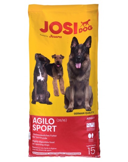 JOSERA JosiDog Agilo Sport - dry dog food - 15 kg