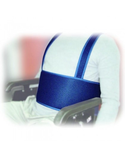 Secuback wheelchair stabiliser belt with abdominal attachment (type 2)
