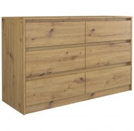 Topeshop K120 ARTISAN 2X3 chest of drawers