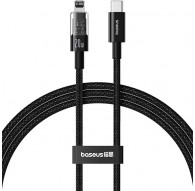 Baseus Gem USB-C to iP fast charging cable 1 m 20 W Black