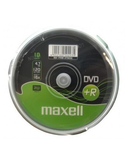 Maxell M160 blank DVD 4.7 GB DVD+R 10 pc(s)