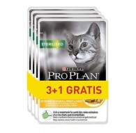 PURINA Pro Plan Sterilised Chicken - wet cat food - 85g 3+1