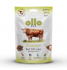 OLLO Air Dried Training Beef Cubes - dog treat - 80g