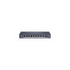 Hikvision DS-3E0510HP-E Network Links Unmanaged Gigabit Ethernet (10/100/1000) Power over Ethernet (PoE) Blue