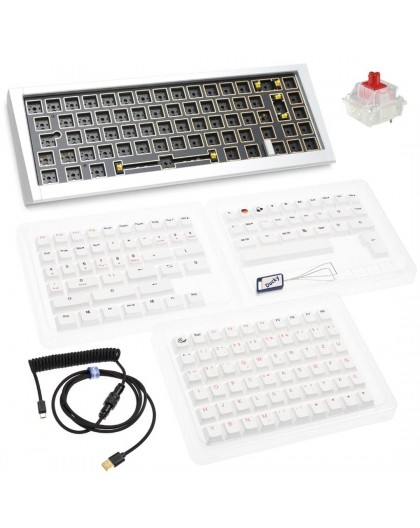Ducky Outlaw 65 keyboard Universal USB Silver