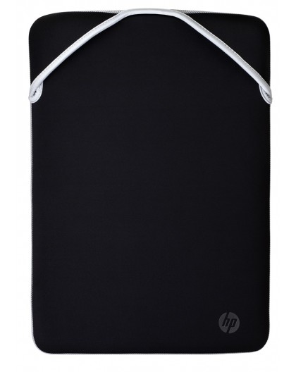 HP Reversible Protective 15.6-inch Silver Laptop Sleeve 15.6" Sleeve case Black, Silver