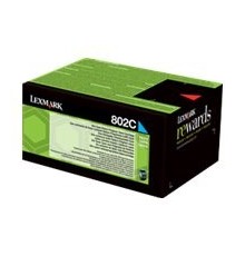 Lexmark 802C toner cartridge 1 pc(s) Original Cyan