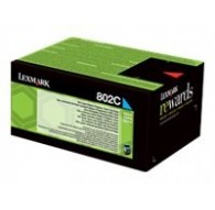 Lexmark 802C toner cartridge 1 pc(s) Original Cyan