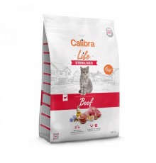 CALIBRA Cat Life Sterilised Beef - dry cat food - 1,5kg
