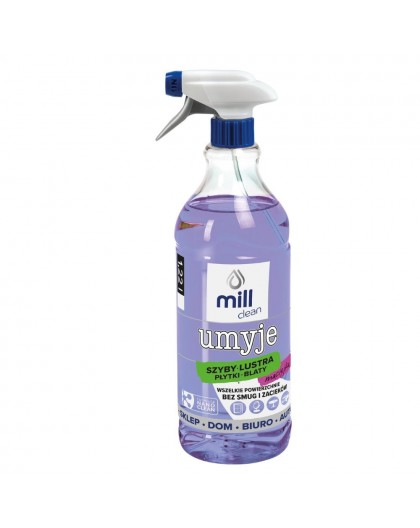Mill Clean Wash liquid for cleaning windows, glass, mirrors, tiles with macchia fragrance 1.22 L