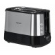 Philips Viva Collection HD2637/90 toaster 2 slice(s) Black, Stainless steel